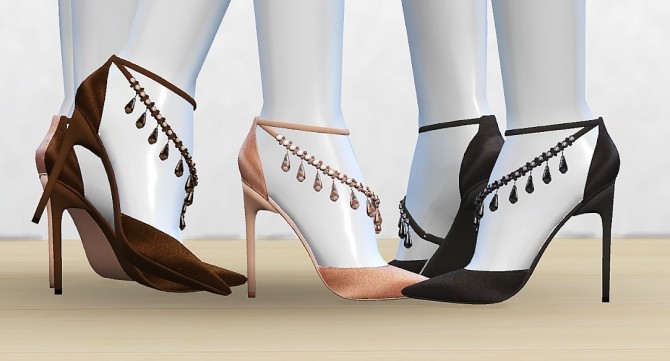 Sims 4 OFF WHITE Sandals by MrAntonieddu at MA$ims4