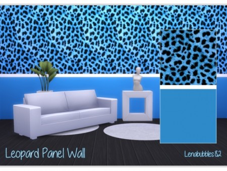 Leopard Print Panel Walls by Lenabubbles82 at Mod The Sims