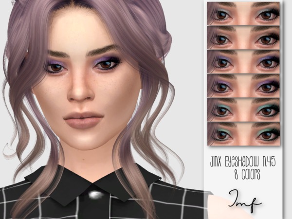 Sims 4 IMF Jinx Eyeshadow N.45 by IzzieMcFire at TSR