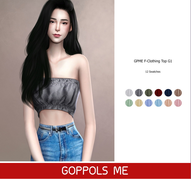 Sims 4 GPME F Clothing Top G1 at GOPPOLS Me