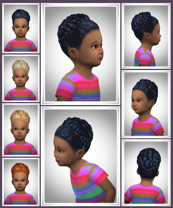 Sims 4 Twisted Bun Toddler at Birksches Sims Blog