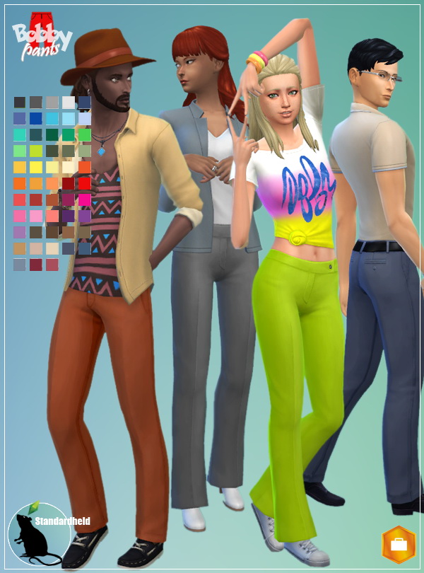 Sims 4 Bobby Pants by Standardheld at SimsWorkshop