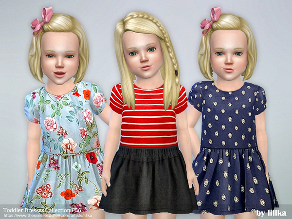 Sims 4 Toddler Dresses Collection P56 by lillka at TSR
