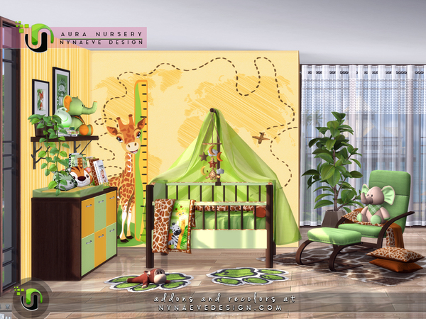 Sims 4 Aura Nursery by NynaeveDesign at TSR