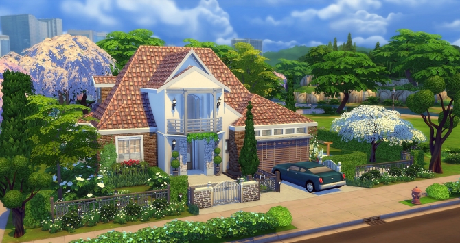 Ancolie house by Angerouge at Studio Sims Creation » Sims 4 Updates