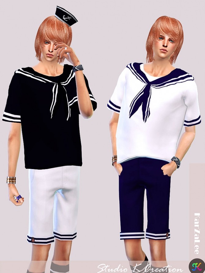 Sims 4 Giruto 50 Sailor costume at Studio K Creation