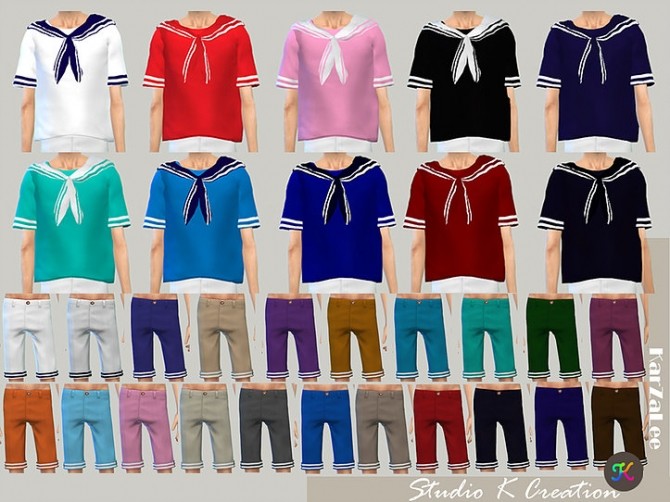 Sims 4 Giruto 50 Sailor costume at Studio K Creation