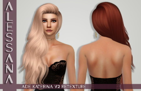 Ade Katerina V2 Hair Retexture at Alessana Sims