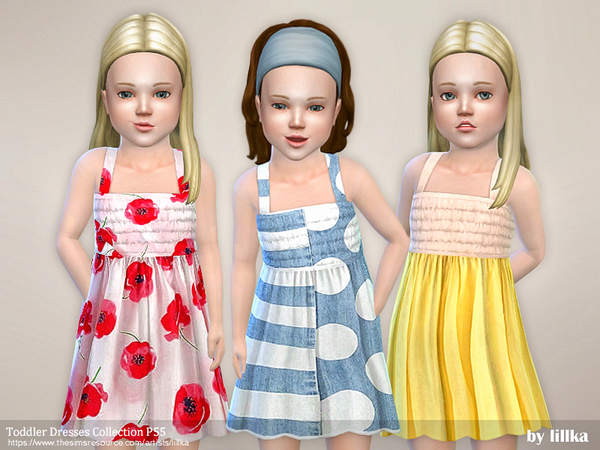 Sims 4 Toddler Dresses Collection P55 by lillka at TSR