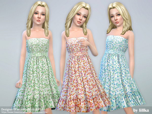 Sims 4 Designer Dresses Collection P101 by lillka at TSR