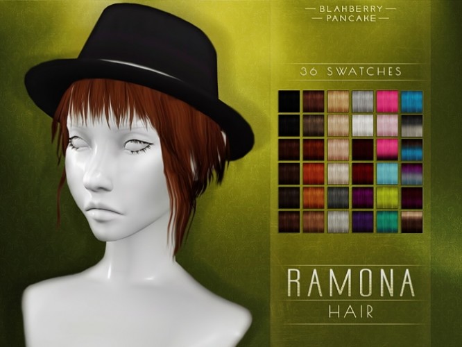 Ramona Hair At Blahberry Pancake Sims 4 Updates