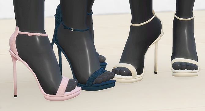 Platform Sandals at MA$ims4 » Sims 4 Updates