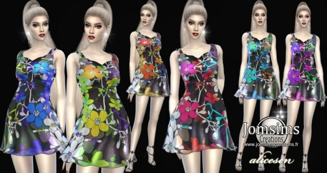 Sims 4 Alicesen dress at Jomsims Creations