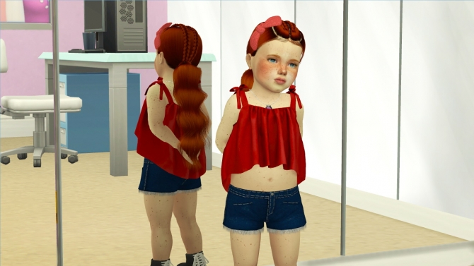 LEAH LILLITH NAKIA HAIR KIDS AND TODDLER VERSION at REDHEADSIMS » Sims ...