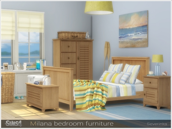 Sims 4 Milana bedroom by Severinka at TSR