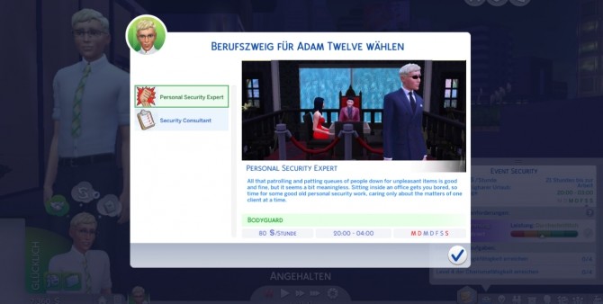 Sims 4 Security Guard Career by Marduc Plays at Mod The Sims