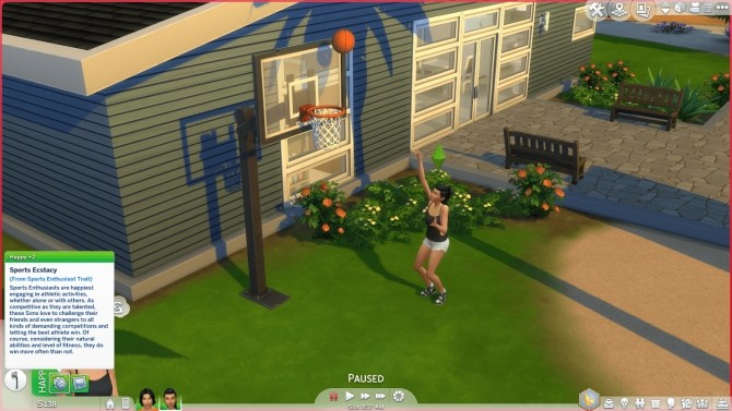 Sims 4 Sports Enthusiast Trait by SimplyInspiredSims4 at Mod The Sims