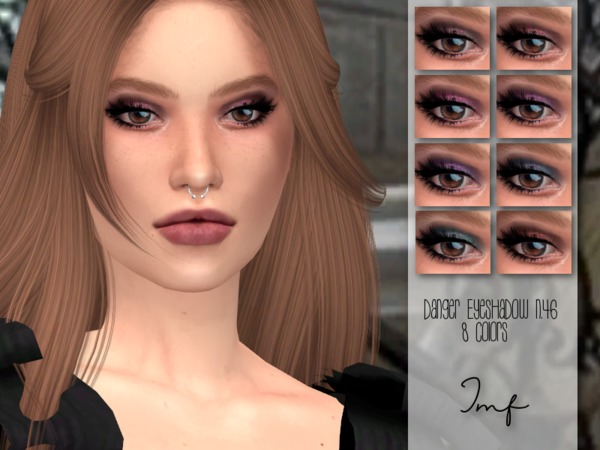 Sims 4 IMF Danger Eyeshadow N.46 by IzzieMcFire at TSR