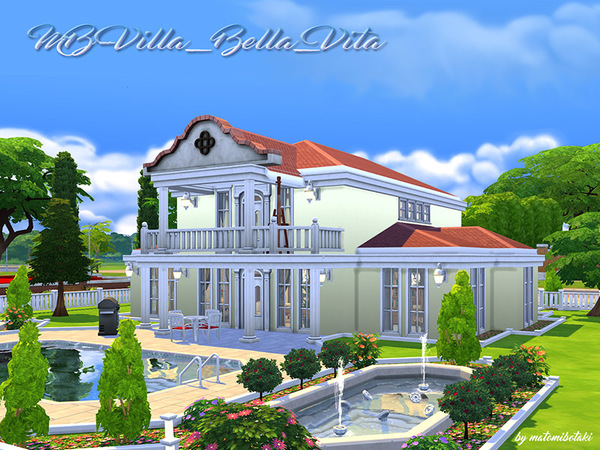 Sims 4 MB Villa Bella Vita by matomibotaki at TSR