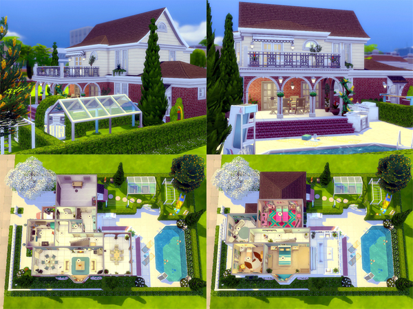 Sims 4 Whitehaven house by sharon337 at TSR