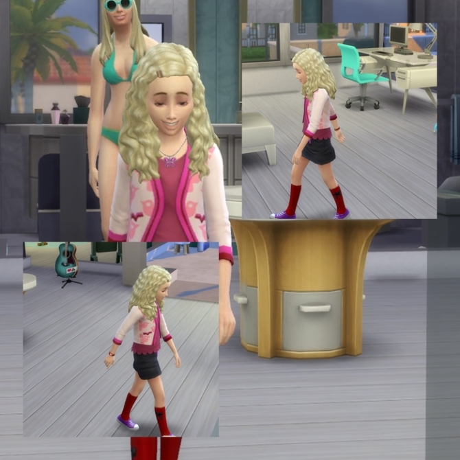 Clip Curls Girls At Birksches Sims Blog Sims 4 Updates