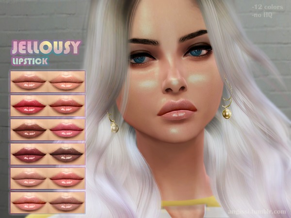 Sims 4 JELLOUSY LIPSTICK by ANGISSI at TSR