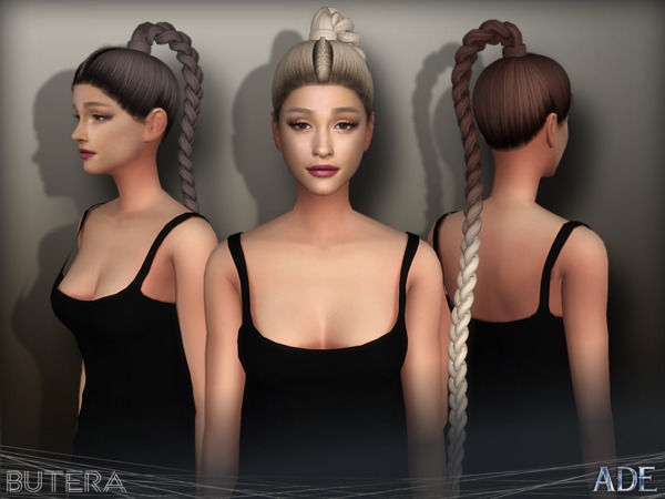 Sims 4 Butera hair by Ade Darma at TSR