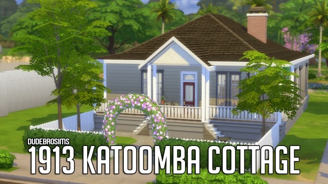 Sims 4 1913 Katoomba Cottage (No CC) by PepeLover69 at Mod The Sims
