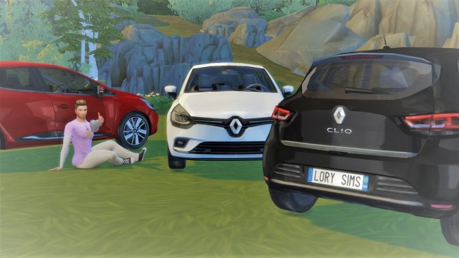 Sims 4 Renault Clio at LorySims