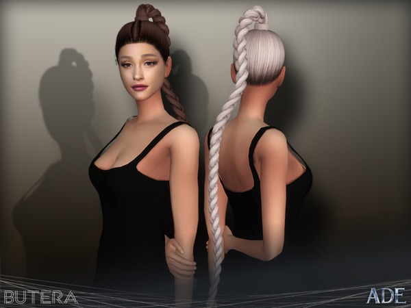 Sims 4 Butera hair by Ade Darma at TSR