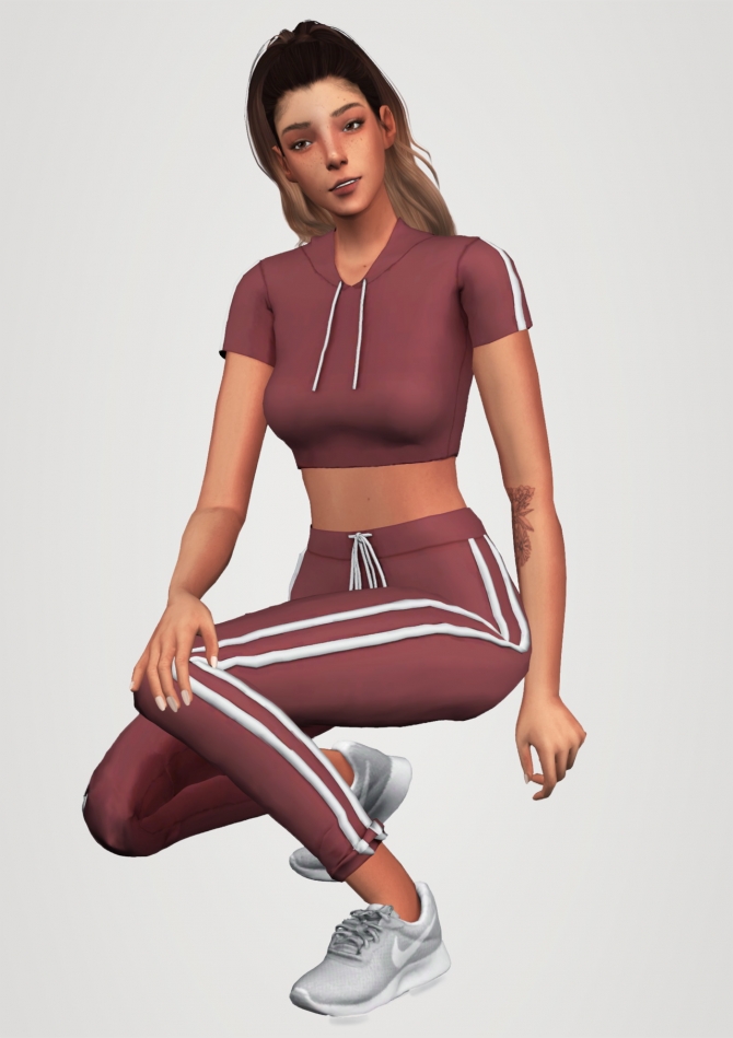 Sportswear collection at Elliesimple » Sims 4 Updates