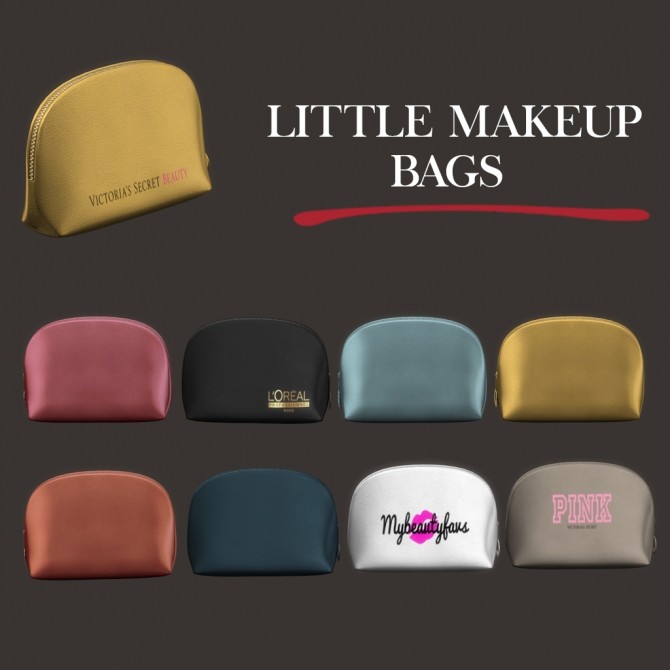 Sims 4 Little Makeup Bag at Leo Sims