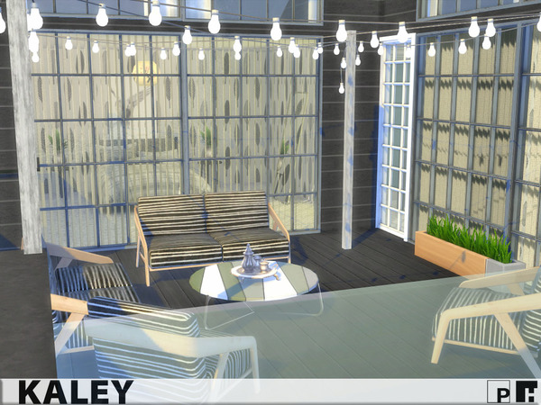 Sims 4 Kaley modern home by Pinkfizzzzz at TSR