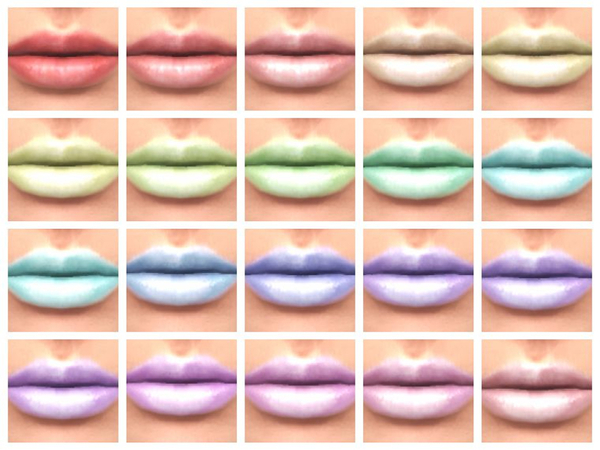 Sims 4 Rhea Lipstick by Lillta at TSR