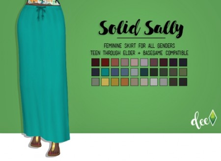 Solid Sally Skirt at Deetron Sims