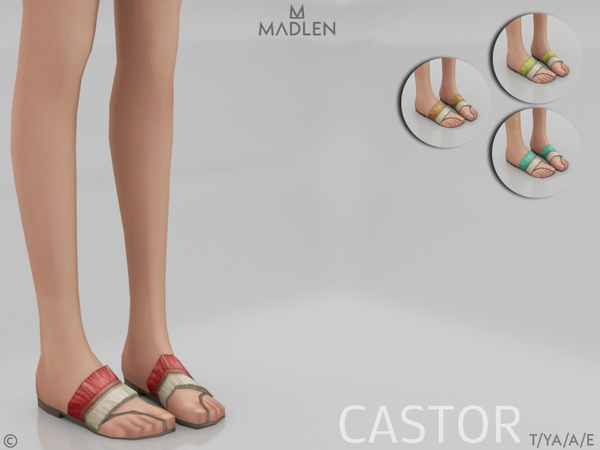 Sims 4 Madlen Castor Shoes by MJ95 at TSR