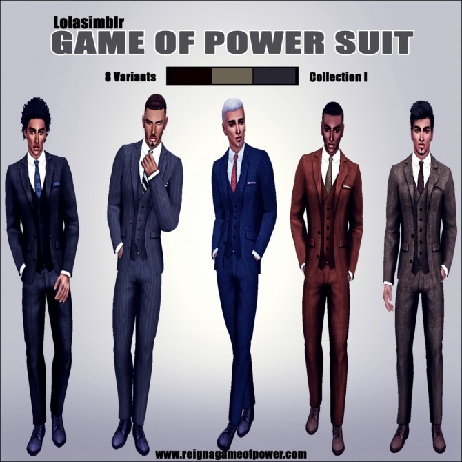 Sims 4 Game of Power Suit Collection I at LolaSimblr