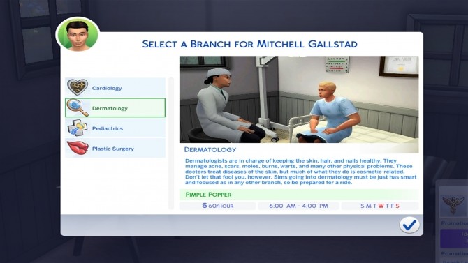Sims 4 Medical career 4 tracks by KPC0528 at Mod The Sims