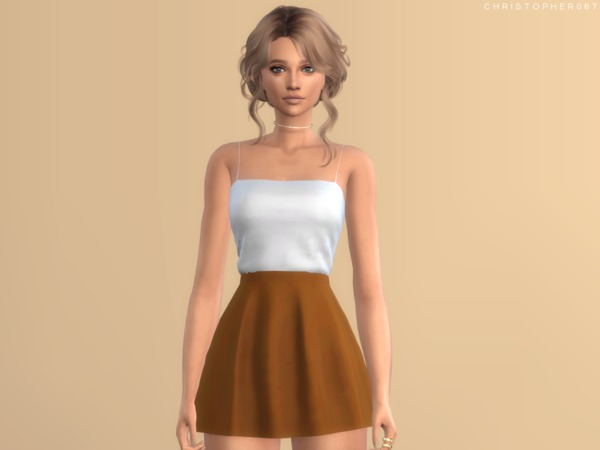 Sims 4 Tucci Top by Christopher067 at TSR