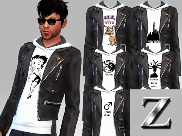 Sims 4 Trendy Male Jacket & Sweats by ZitaRossouw at TSR