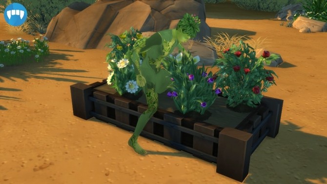 Sims 4 PlantSims Gardening Bed by Sri at Mod The Sims