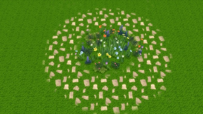 Sims 4 Brilliance Gardens I: Mossy Moss Terrains by Snowhaze at Mod The Sims