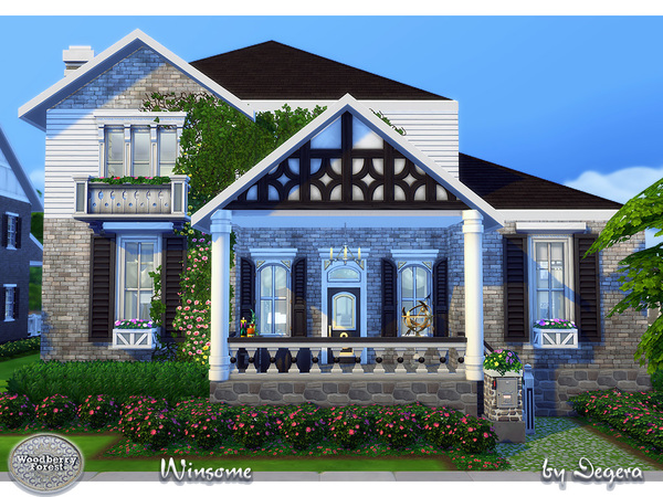 Sims 4 Winsome family home by Degera at TSR