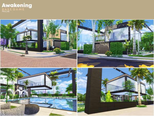 Sims 4 Awakening house by Pralinesims at TSR