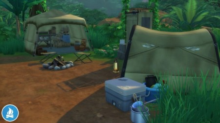 Jungle Rustic Arbor Tent by Séri at Mod The Sims