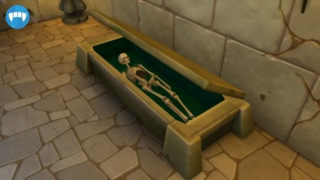 Skeleton Tomb Bed by Sri at Mod The Sims