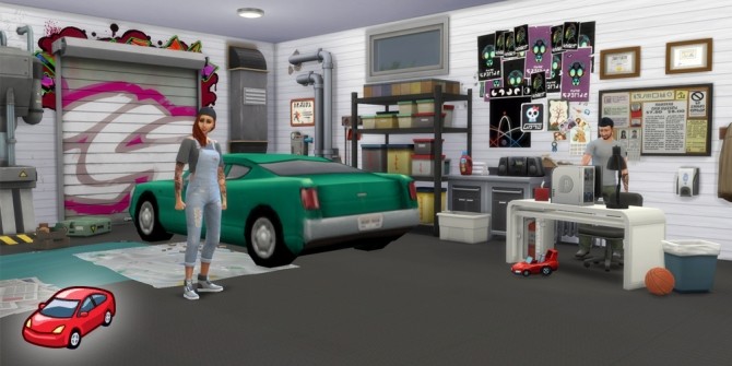 Sims 4 Auto Service career by YouLie at Mod The Sims