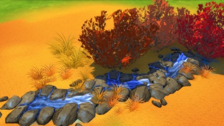 Brilliance Gardens III: Colorful Grasses by Snowhaze at Mod The Sims