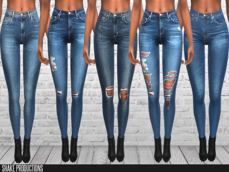 123 SET 6 Different Jeans by ShakeProductions at TSR » Sims 4 Updates