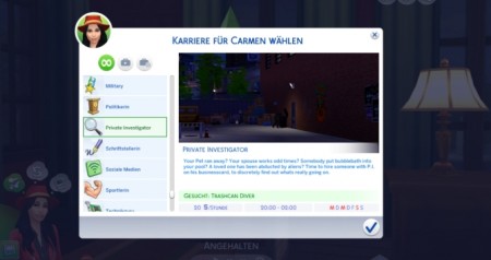 Private Investigator Career by Marduc_Plays at Mod The Sims